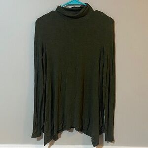 American Eagle Outfitters Dark Green Long Sleeve Top